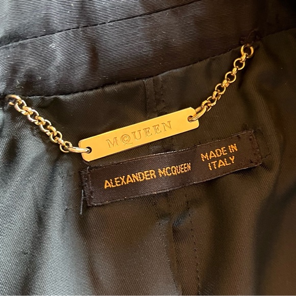 Alexander McQueen AW2001 Moire Blazer - Picture 6 of 7